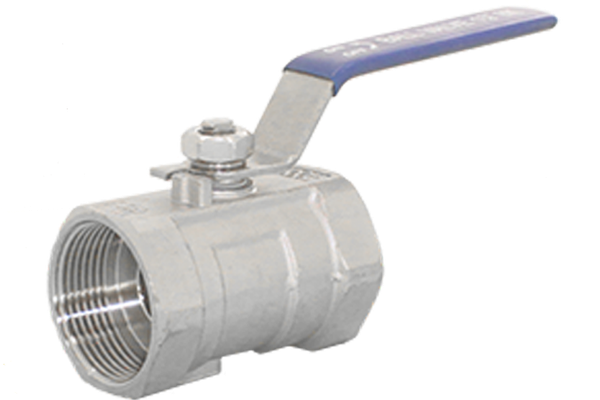 Кран шаровый муфтовый стандартнопроходной нержавеющий (1PC), AISI304 DN32 (1_1/4"), (CF8), PN40