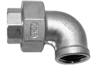 Американка угловая вр/вр нержавеющая, AISI304 DN15 (1/2"), (CF8), PTFE, PN16