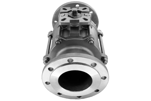 Кран шаровый фланцевый трехсоставной нержавеющий (3PC), AISI304 DN 125 (5"), (CF8), PN16