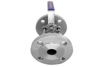 Кран шаровый фланцевый трехсоставной нержавеющий (3PC), AISI316 DN32 (1_1/4"), (CF8M), PN16