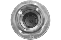 Обратный клапан муфтовый прямой нержавеющий, AISI304 DN15 (1/2"), (CF8), PN64