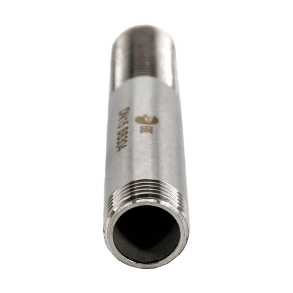 Сгон резьбовой нержавеющий, AISI304 DN15 (1/2"), (CF8), PN16