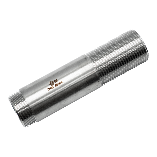 Сгон резьбовой нержавеющий, AISI304 DN25 (1"), (CF8), PN16