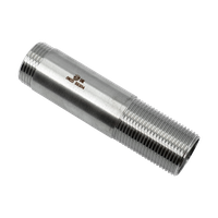 Сгон резьбовой нержавеющий, AISI304 DN25 (1"), (CF8), PN16
