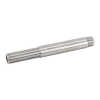 Сгон резьбовой нержавеющий, AISI316 DN 8 (1/4"), (CF8M) PN16