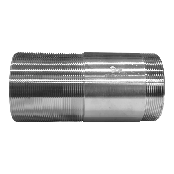 Сгон резьбовой нержавеющий, AISI304 DN80 (3"), (CF8), PN16