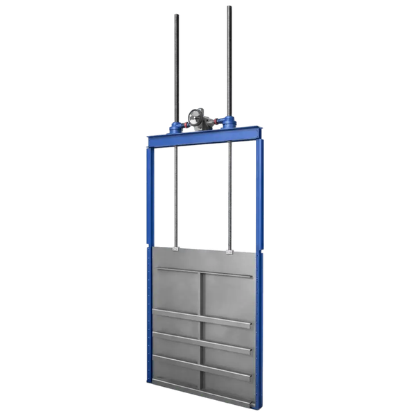 Щитовой затвор рамный двухшпиндельный 100/300/5