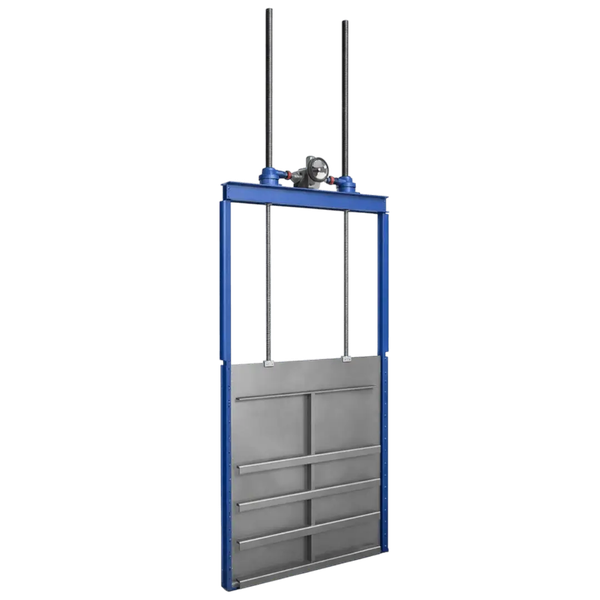 Щитовой затвор рамный двухшпиндельный 100/300/5