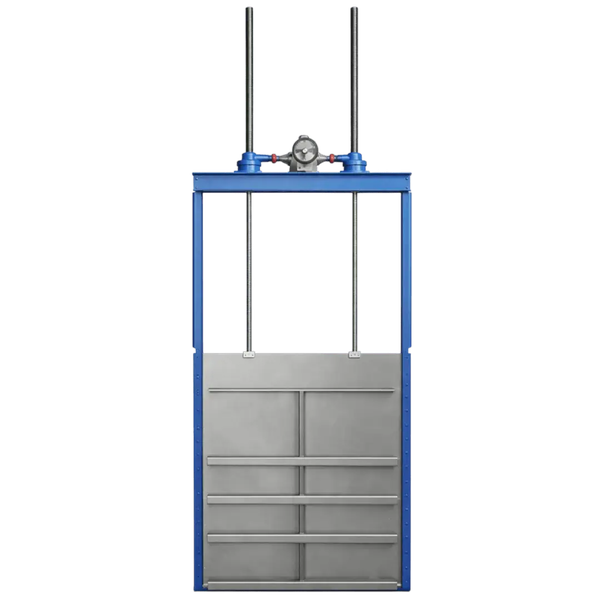 Щитовой затвор рамный двухшпиндельный 100/300/5