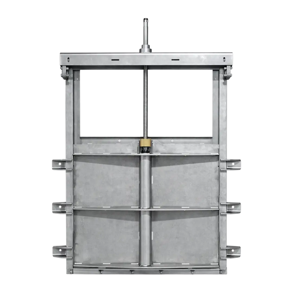 Щитовой затвор рамный накладной 200/600/2