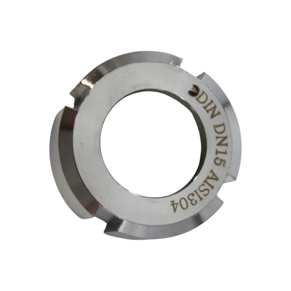 Шлицевая гайка, AISI 304, DIN 11851, DN15