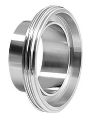 Резьбовой патрубок, AISI 304, DIN 11851, DN40 (40мм), L=33мм