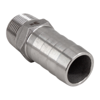 Штуцер елочка нержавеющий, AISI304 DN20 x 25mm (3/4" x 25mm), (CF8), PN16