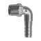 Штуцер елочка нержавеющий НР 90°, AISI304 DN15 (1/2") (CF8), PN16
