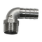 Штуцер елочка нержавеющий НР 90°, AISI304 DN25 (1") (CF8), PN16