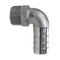 Штуцер елочка нержавеющий НР 90°, AISI304 DN25 (1") (CF8), PN16