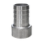 Штуцер елочка нержавеющий ВР, AISI304 DN32 x 32mm (1_1/4" x 32mm), (CF8), PN16