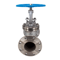 Вентиль запорный фланцевый нержавеющий, AISI304 DN 100 (4"), (CF8), PN16