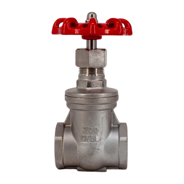 Задвижка клиновая муфтовая нержавеющая, AISI304 DN25 (1"), (CF8), PN14