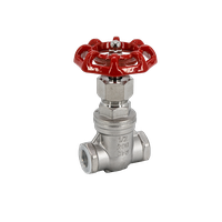 Задвижка клиновая муфтовая нержавеющая, AISI304 DN15 (1/2"), (CF8), PN14