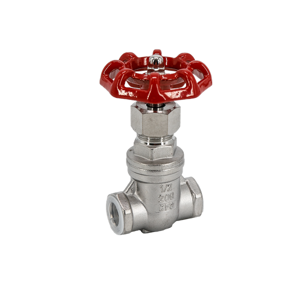 Задвижка клиновая муфтовая нержавеющая, AISI304 DN15 (1/2"), (CF8), PN14