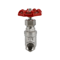 Задвижка клиновая муфтовая нержавеющая, AISI304 DN15 (1/2"), (CF8), PN14