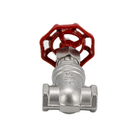 Задвижка клиновая муфтовая нержавеющая, AISI304 DN15 (1/2"), (CF8), PN14