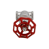 Задвижка клиновая муфтовая нержавеющая, AISI304 DN15 (1/2"), (CF8), PN14