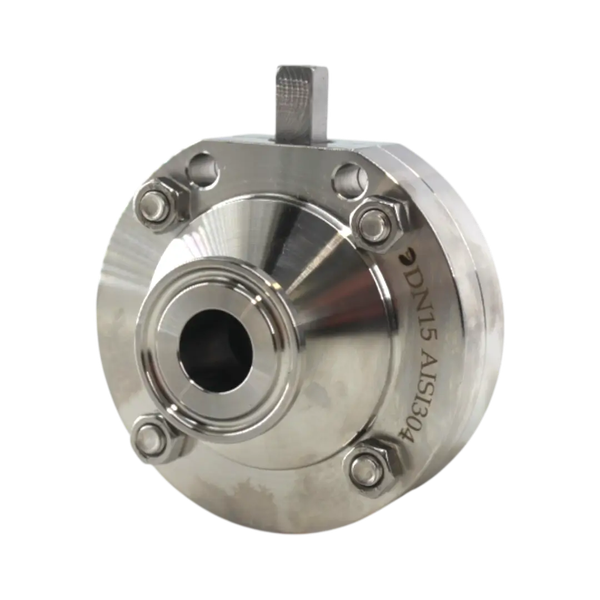 Затвор дисковый Clamp DIN нержавеющий, EPDM, AISI304 DN15 (1/2"), (CF8), PN8