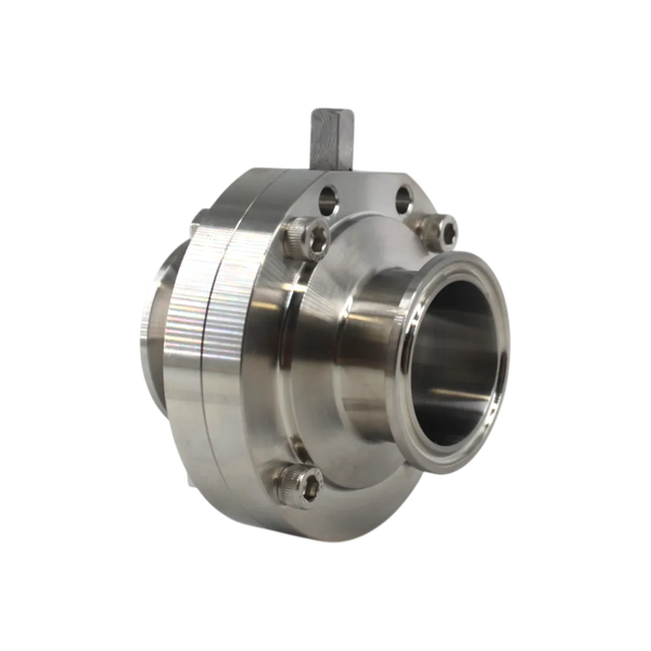 Затвор дисковый Clamp DIN нержавеющий, EPDM, AISI304 DN40 (1_1/2"), (CF8), PN8