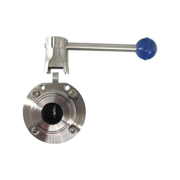 Затвор дисковый Clamp DIN нержавеющий, EPDM, AISI304 DN40 (1_1/2"), (CF8), PN8