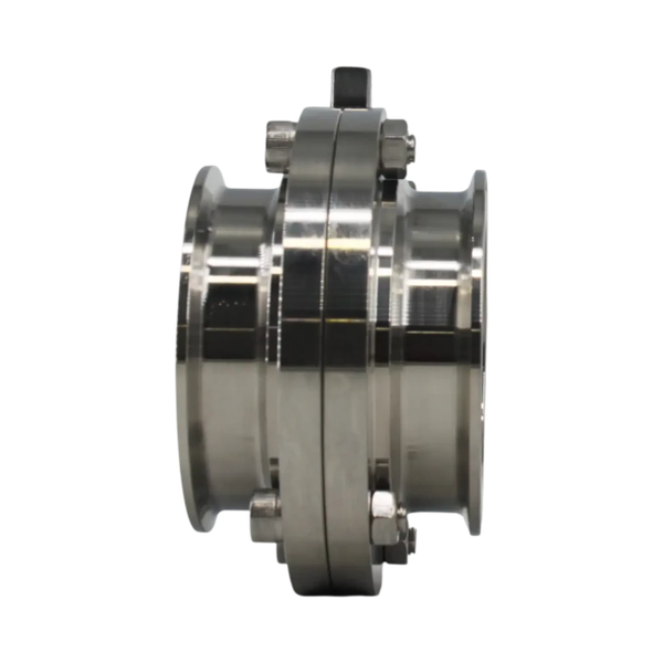 Затвор дисковый Clamp DIN нержавеющий, EPDM, AISI304 DN65 (2_1/2"), (CF8), PN8