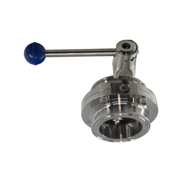 Затвор дисковый Clamp DIN нержавеющий, EPDM, AISI304 DN65 (2_1/2"), (CF8), PN8