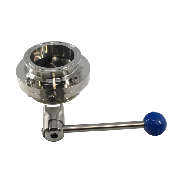 Затвор дисковый Clamp DIN нержавеющий, EPDM, AISI304 DN80 (3"), (CF8), PN8