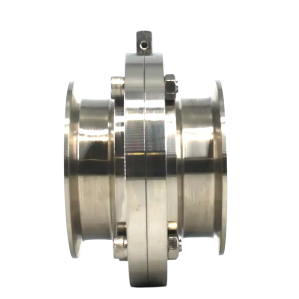 Затвор дисковый Clamp DIN нержавеющий, Силикон, AISI304 DN80 (3"), (CF8), PN8