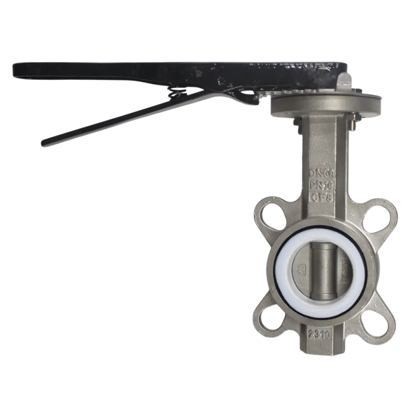 Затвор дисковый межфланцевый нержавеющий AISI304, DN50 (2"), PN16, PTFE