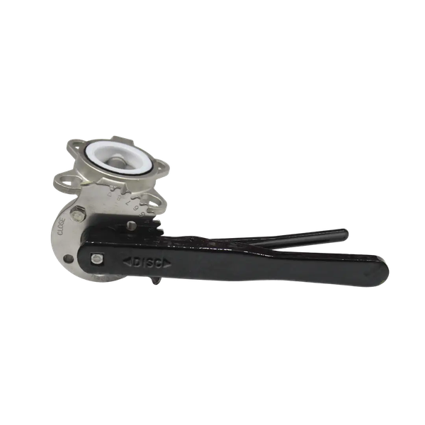 Затвор дисковый межфланцевый нержавеющий AISI304, DN50 (2"), PN16, PTFE