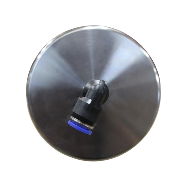 Затвор дисковый приварной нержавеющий, AISI304 DN40 (1_1/2") PN8 EPDM, с пищевым односторонним пневмоприводом SA50