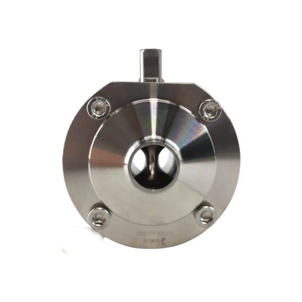 Затвор дисковый приварной нержавеющий, Силикон, AISI304 DN20 (3/4"), (CF8), PN8