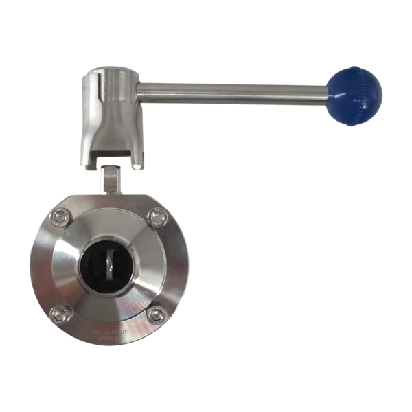 Затвор дисковый приварной нержавеющий, Силикон, AISI304 DN25 (1"), (CF8), PN8