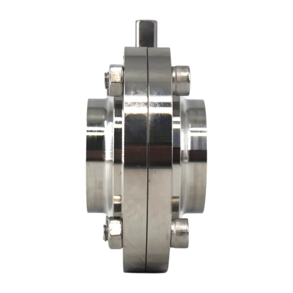 Затвор дисковый приварной нержавеющий, Силикон, AISI304 DN65 (2_1/2"), (CF8), PN8