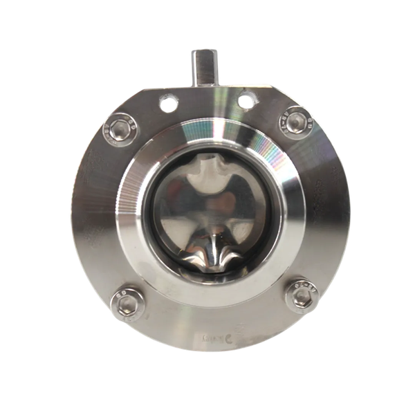 Затвор дисковый приварной нержавеющий, Силикон, AISI304 DN65 (2_1/2"), (CF8), PN8