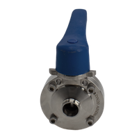 Затвор дисковый приварной нержавеющий под привод, EPDM, AISI304 DN20 (3/4"), (CF8), PN8