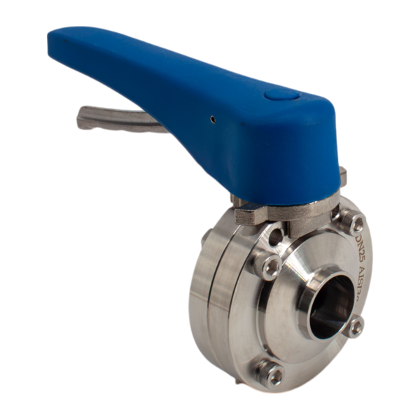 Затвор дисковый приварной нержавеющий под привод, EPDM, AISI304 DN25 (1"), (CF8), PN8