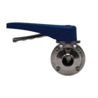 Затвор дисковый приварной нержавеющий под привод, EPDM, AISI304 DN25 (1"), (CF8), PN8