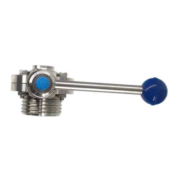 Затвор дисковый резьбовой/сварной нержавеющий, EPDM, AISI304 DN25 (1"), (CF8), PN8