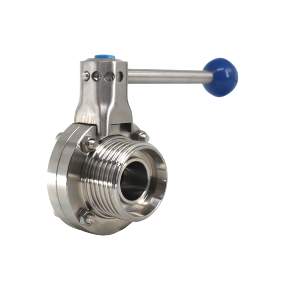 Затвор дисковый резьбовой/сварной нержавеющий, EPDM, AISI304 DN25 (1"), (CF8), PN8