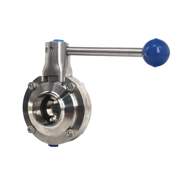 Затвор дисковый резьбовой/сварной нержавеющий, EPDM, AISI304 DN40 (1_1/2"), (CF8), PN8